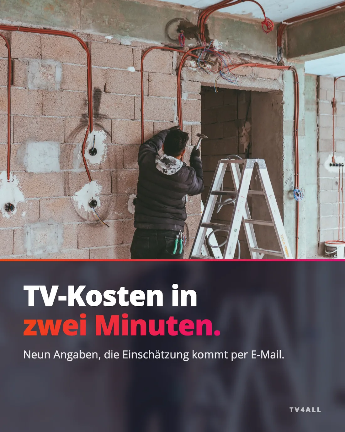 kmu-KA-S1-V2, TV-Kosten in zwei Minuten.