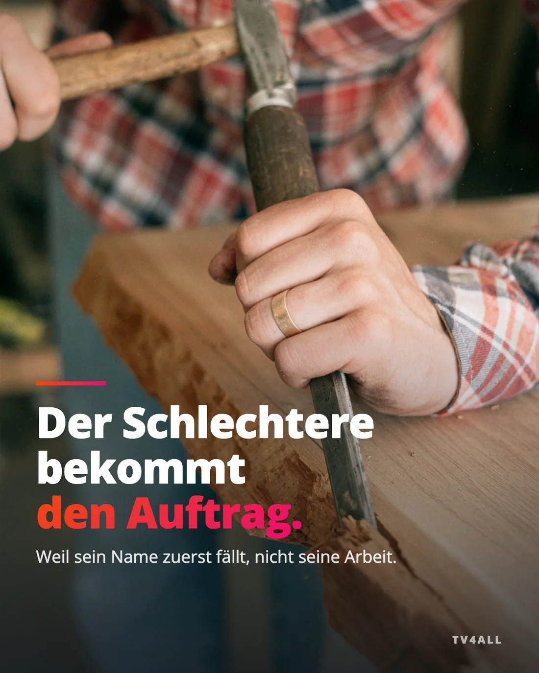 kmu-PA-S1-V1, Der Schlechtere bekommt den Auftrag.