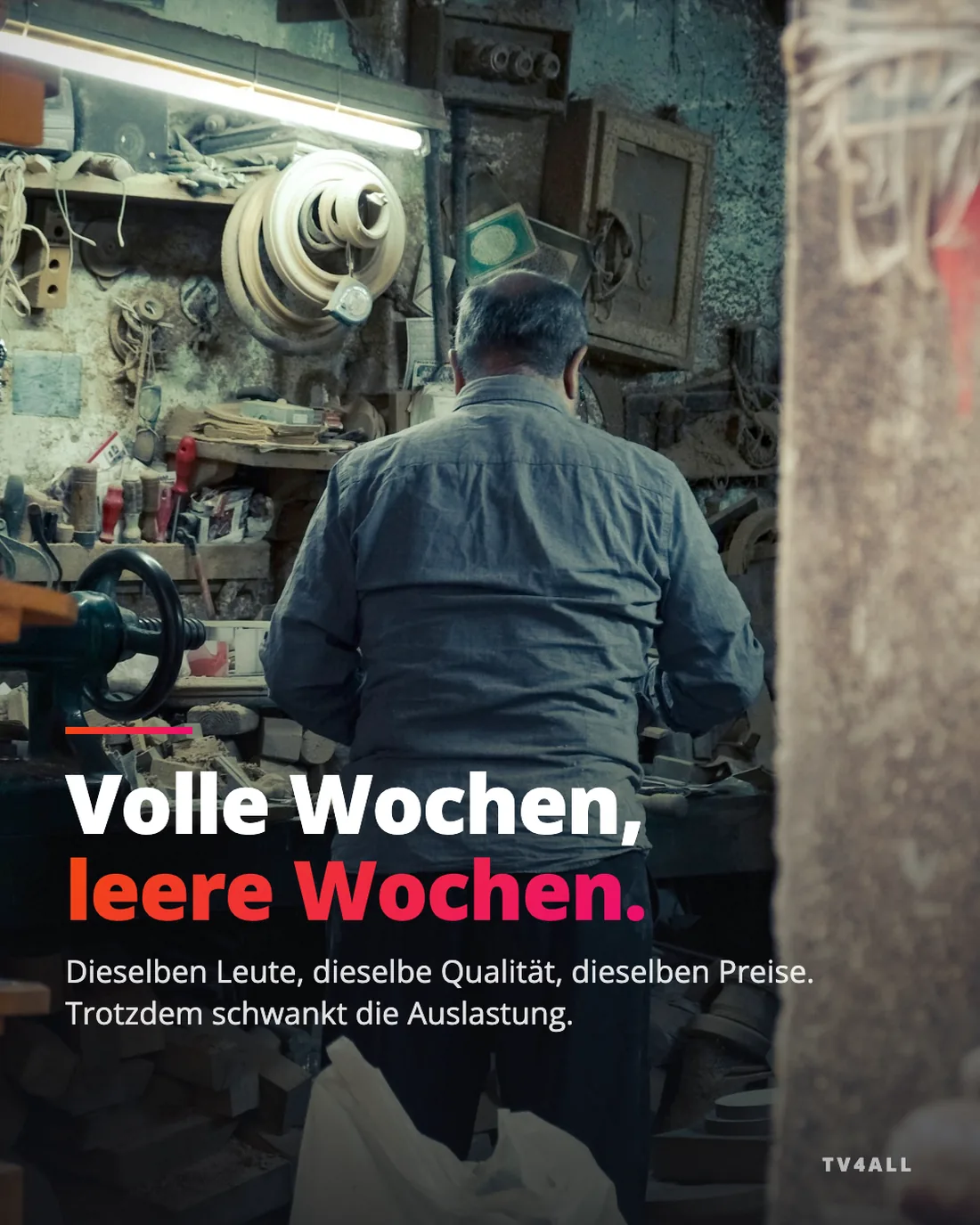 kmu-PA-S2-V2, Volle Wochen, leere Wochen.