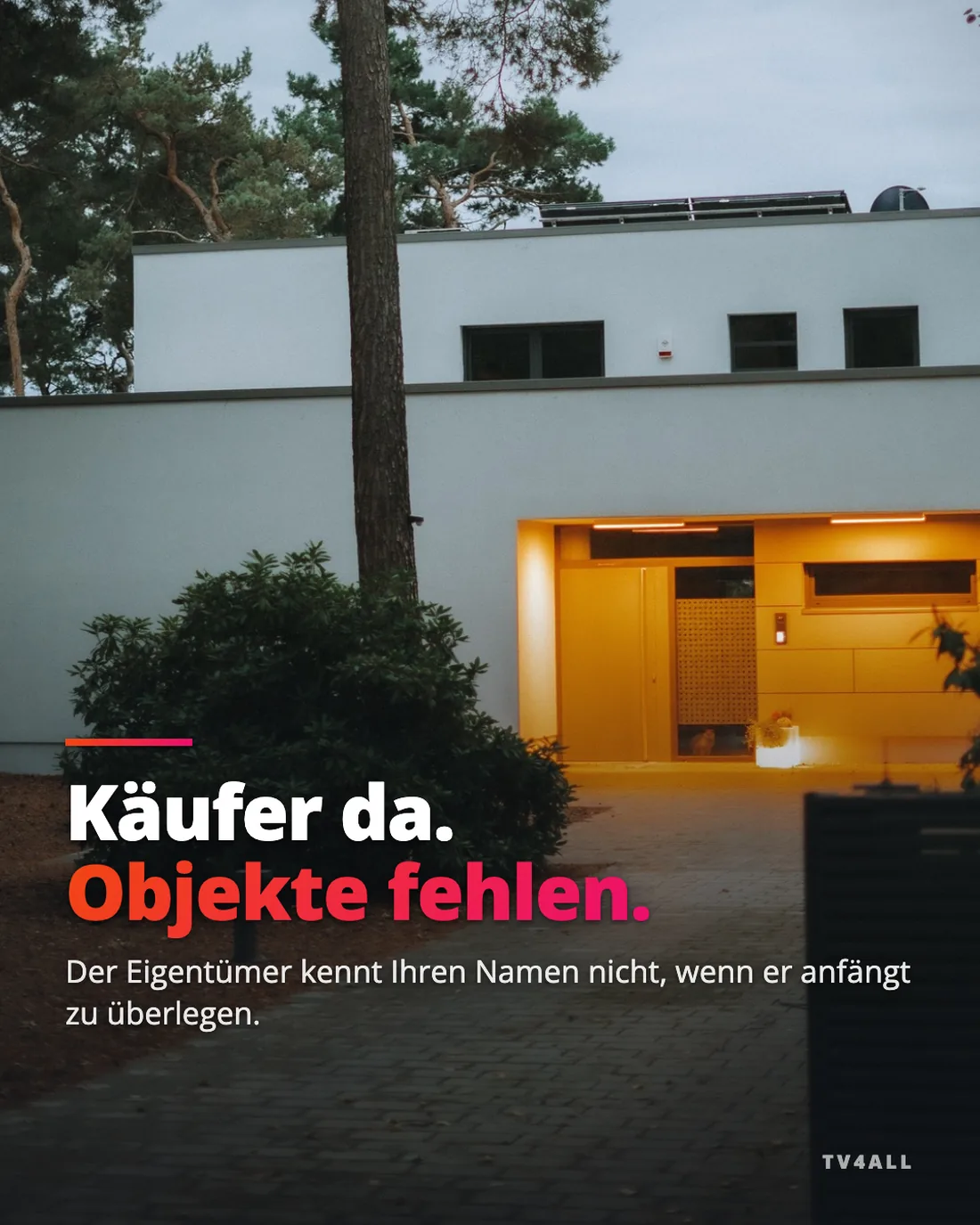 makler-PA-S3-V1, Käufer da. Objekte fehlen.